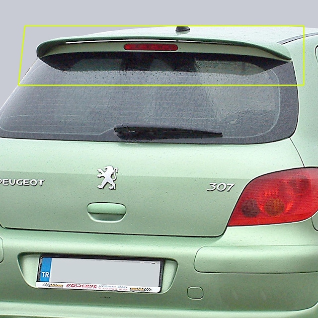 Peugeot 307 Spoiler. 307 Spoyler. Abs Plastik. Boyasız