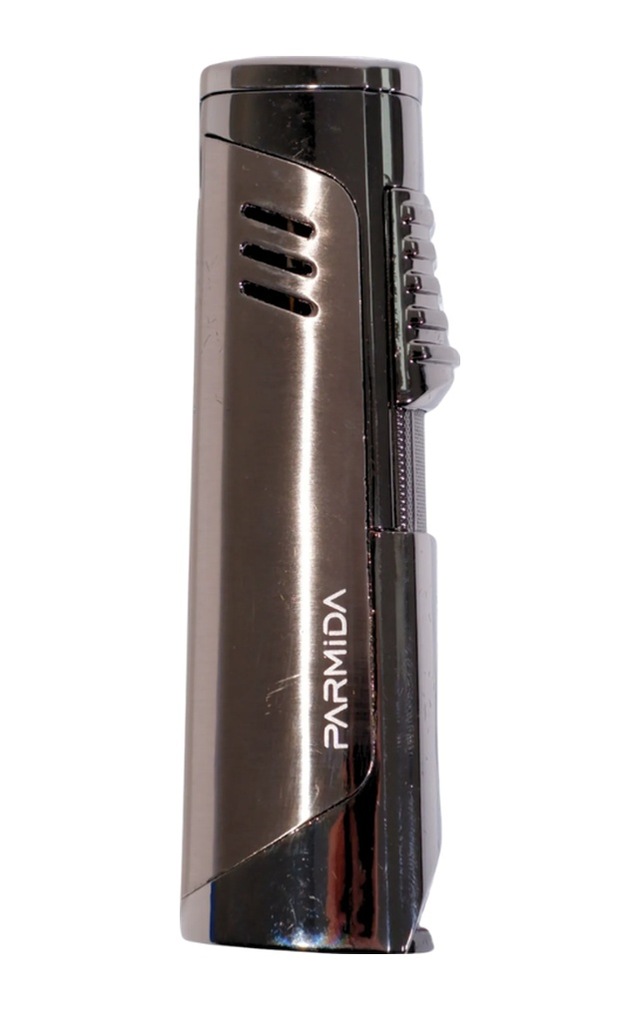 Parmida Üç Torch Pürmüz Gunmetal Delicili Metal Puro Çakmağı Tr10036
