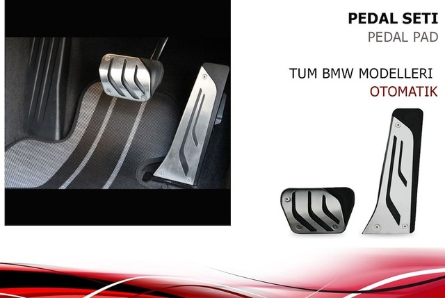 Bmw E60 Pedal Seti Takımı Geçmeli Otomotik 2 Parça