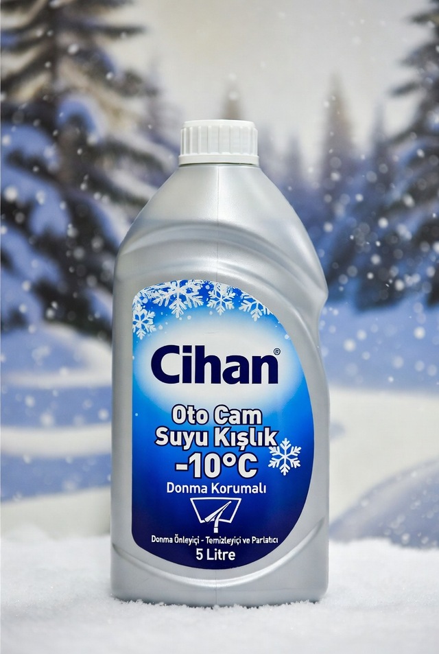 Cihan Oto Cam Suyu Kışlık -10 5 Litre