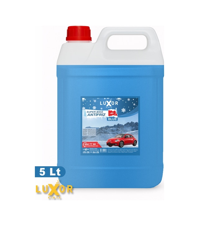 Luxor Kimya 4 Mevsim -40 Derece 5 L Mavi Süper Antifiriz