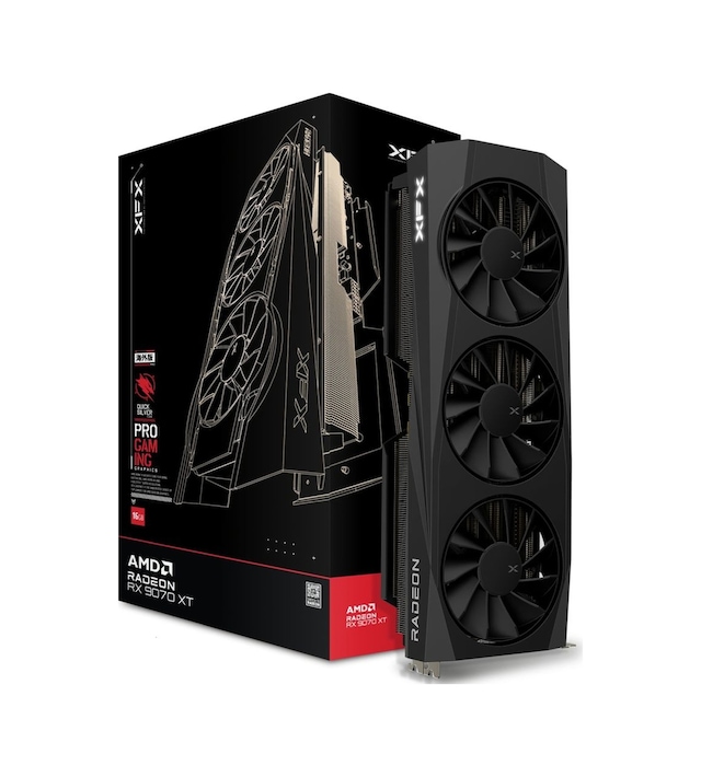 Xfx Quicksilver Gaming Edition Radeon Rx 9070 Xt 16gb Gddr6 256bit Hdmı/dp Ekran Kartı