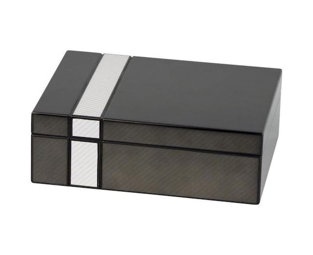 Passatore Karbon Sedir Humidor Puro Seti Siyah 20's