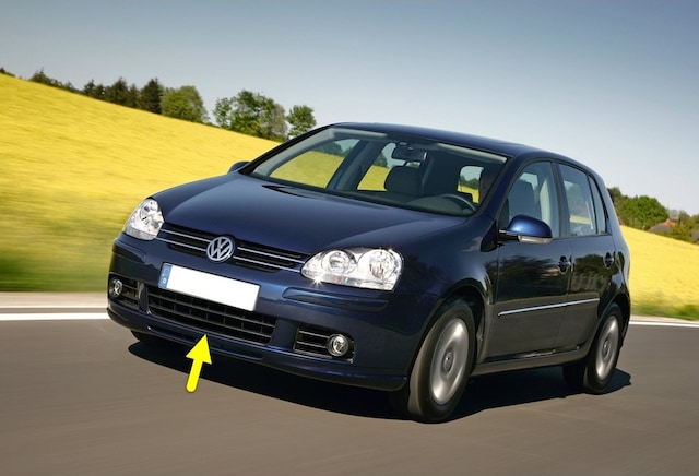 VW Golf 5 MK5 2004-2008 Ön Tampon Alt Orta Izgara 1K0853677