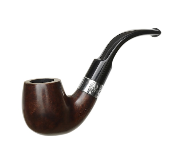 Peterson Aran Smooth Nickel Mounted 221 9mm. Filtreli Vulcanite Saplı Pipo 206165