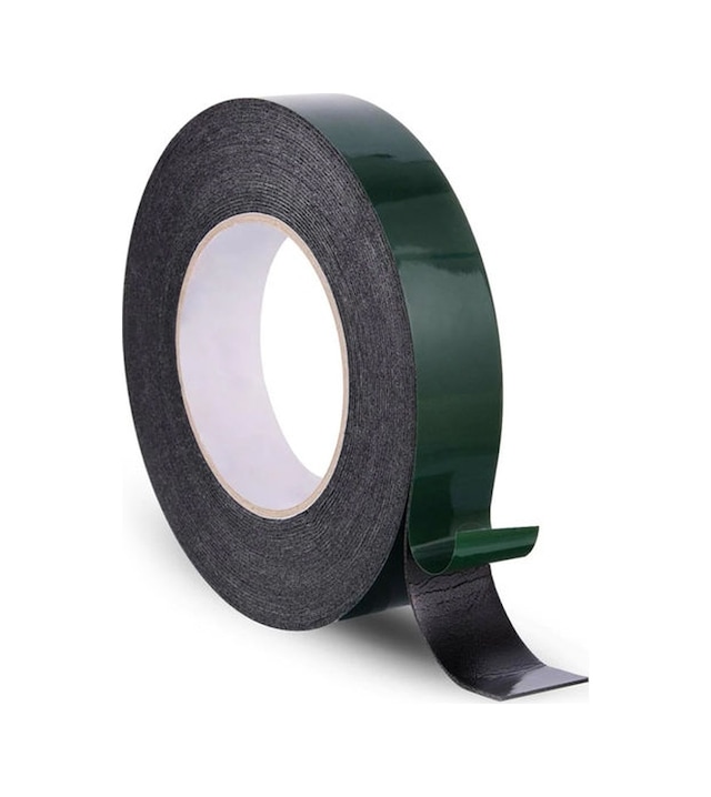 Yüksek Tutuşlu Bant Siyah Köpük Çift Taraflı Montaj Bandı 4cmx10mt Oto Plaka Çıta Ayna Ev Ofis Aksesuar Sabitleme Bantı 40 MM x 10 M