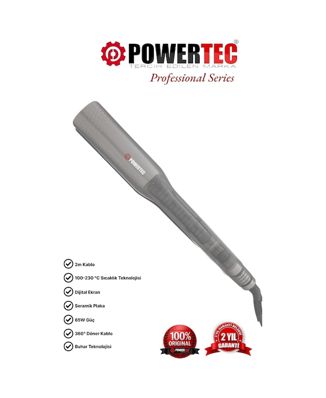 Powertec TR - 2840 Buharlı Saç Düzleştirici