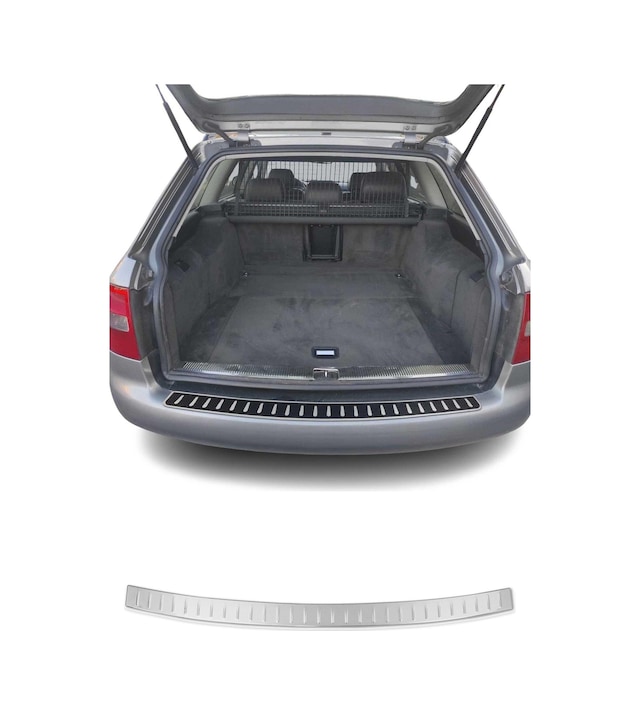 Audi A6 C5 Avant Allroad 1997-2005 Uyumlu Krom Arka Tampon Eşiği Paslanmaz Çelik