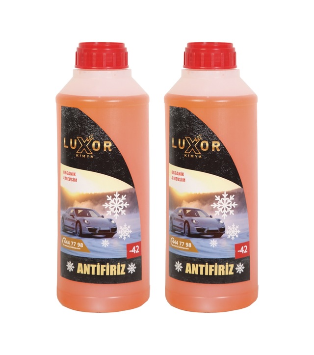 Luxor Kimya -42' Organik Turuncu Antifiriz 1.5 Litre (2'li)