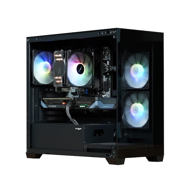 Tebilon ECO-GIGA Ryzen 5 7500F RX 9060 XT 16GB RAM 500GB SSD