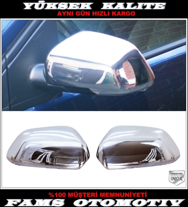 Vw Polo Krom Ayna Kapağı 2 Prç. 2005-2009 Arası P.çelik