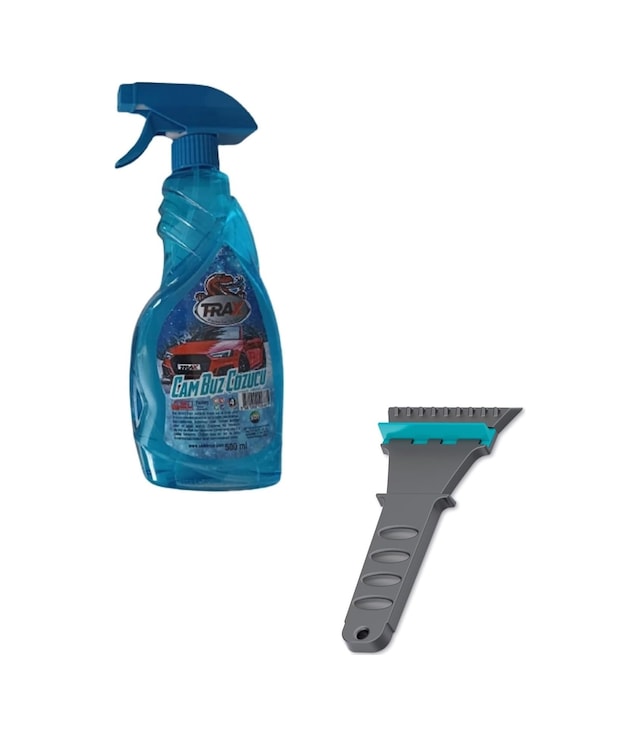 Ankanorm Araba Oto Cam Buz Çözücü Sprey 500 Ml Oto Buz Kar Kazıyıcı Temizleyici Kar Temizleyici 2'li Set Diğer