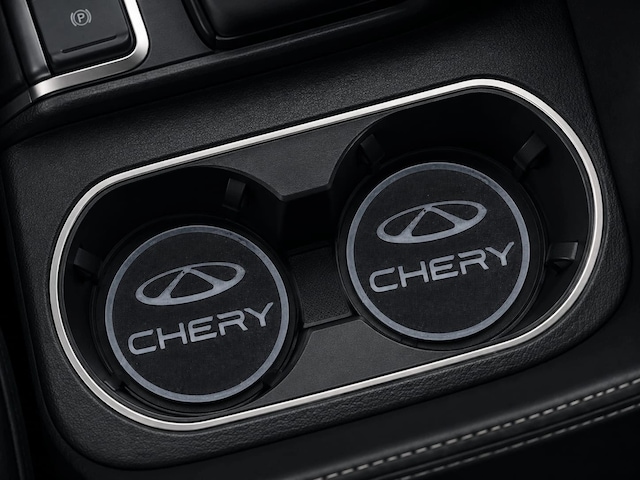 Chery Araç Bardaklık Altlığı , Chery Şişe Ve Bardak Altlığı, Chery Logolu Oto Bardaklık Altlığı