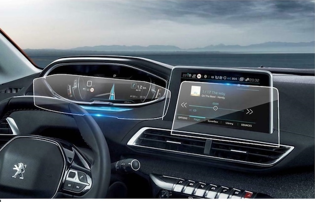 Peugeot 3008 8 Inç Multimedya + Hayalet Ekran Koruyucu Film (521240771)