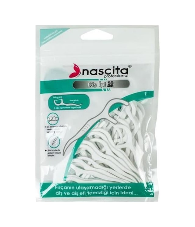 Nascita 50'lik Nane Aromalı Kürdanlı Diş İpi Paket