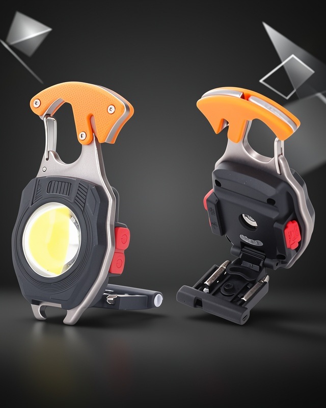 Çok İşlevli Led Işık + Düdük + Tornavida