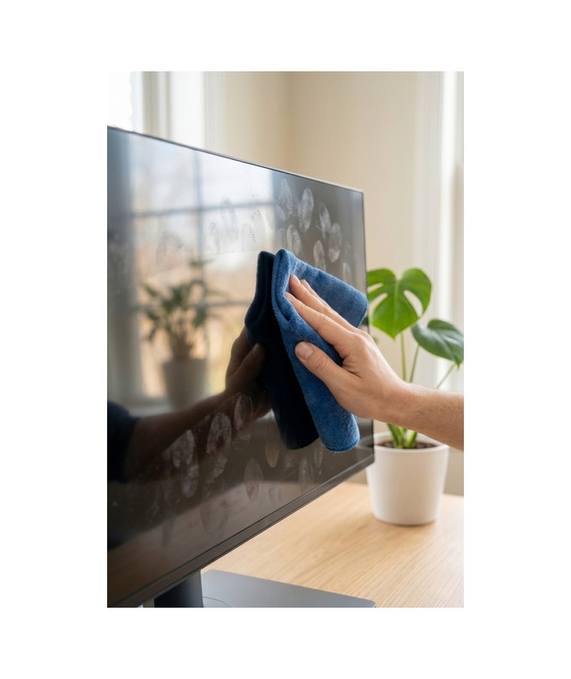 Premium Mikrofiber Hassas Yüzey Temizleme Bezi 35x35 Cm - Lcd, Tv, Bilgisayar Ve Gözlük Ekran Bezi