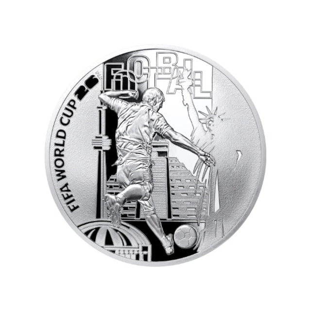 Agakulche Fıfa Dünya Kupası Fransa Gümüş Sikke Coin