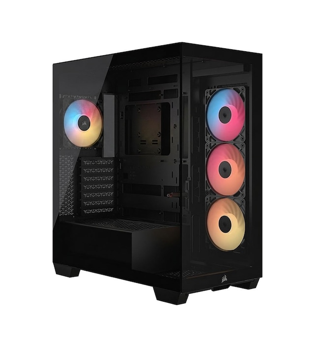 Corsair 3500X RM850E REVERSE 1X RS120 ARKA TEMPERLI CAMLI CC-9900074-EU 3x120mm Fans ARGB Black 850W PSU 80+ Gold