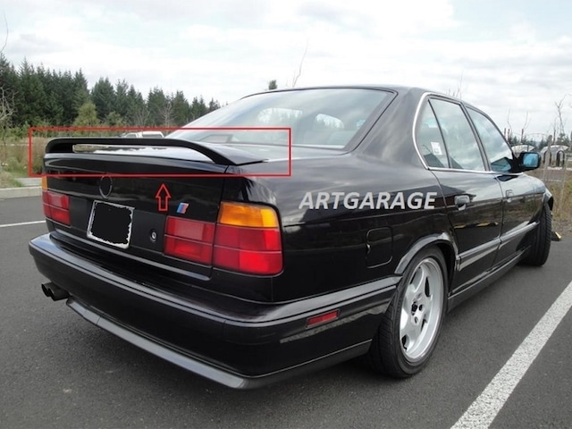 Bmw E34 M5 Uyumlu Spoiler Fiberglass Boyasız