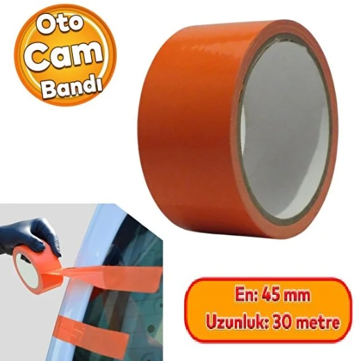 Araba Araç Oto Cam Sabitleme Montaj Bandı İz Bırakmaz 45 Mmx30 Mt