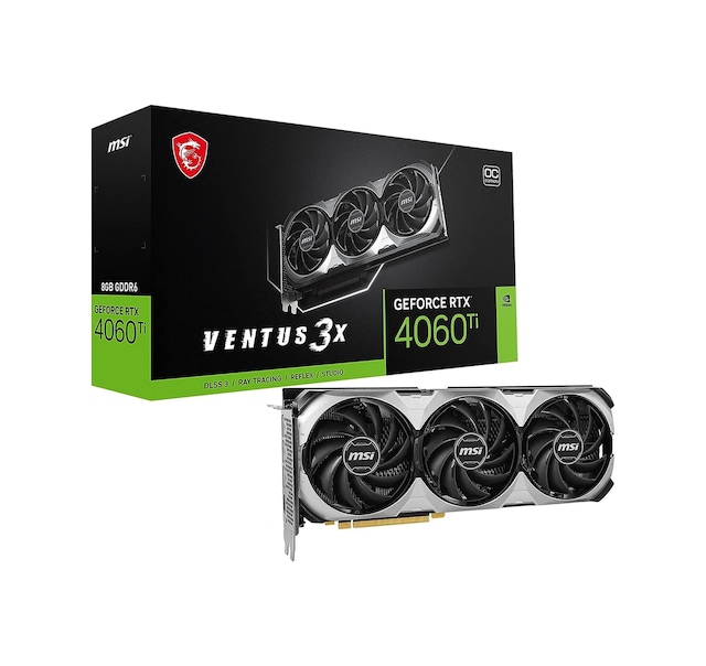 MSI RTX 4060 TI VENTUS 3X E OC