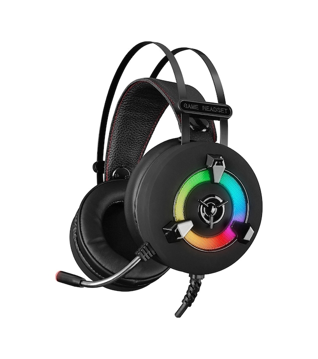 Rampage Miracle-X2 Plus 7.1 Surround RGB Kulak Üstü Oyuncu Kulaklığı