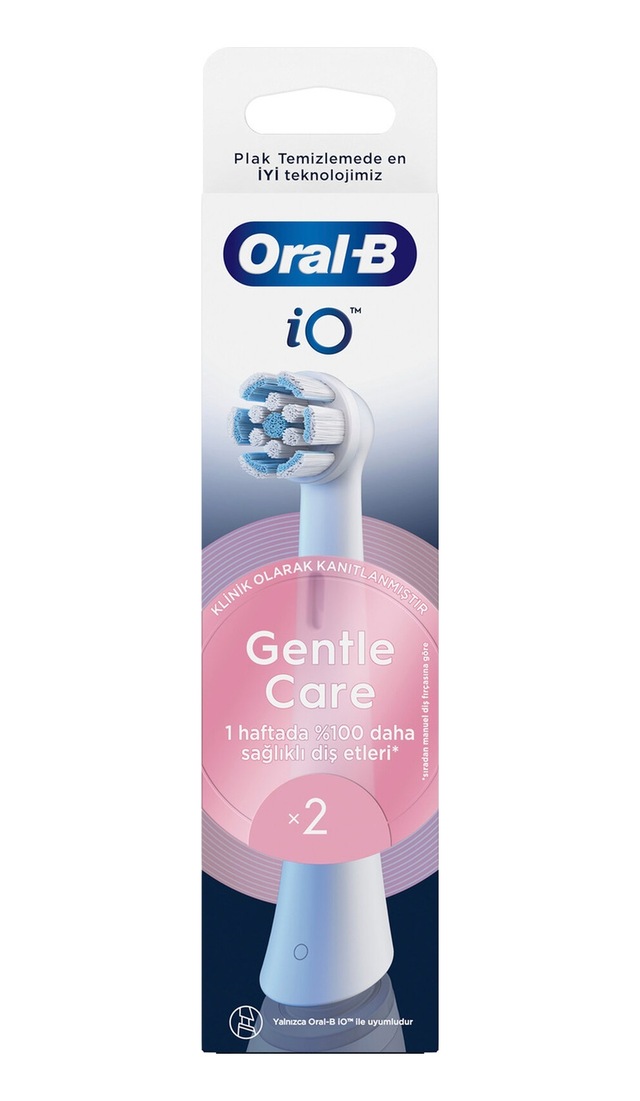 Oral-b Io Gentle Care Diş Fırçası Yedek Başlığı 2'li - Beyaz
