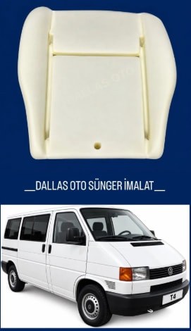Volkswagen T-4 Transporter Uyumlu Oto Koltuk Oturak Süngeri 1990-2003 1