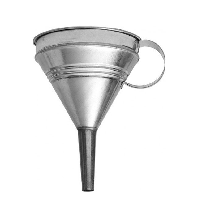 Galvaniz 10 Cm Metal Huni Galvaniz Yağ Hunisi Mazot Hunisi 10 Cm