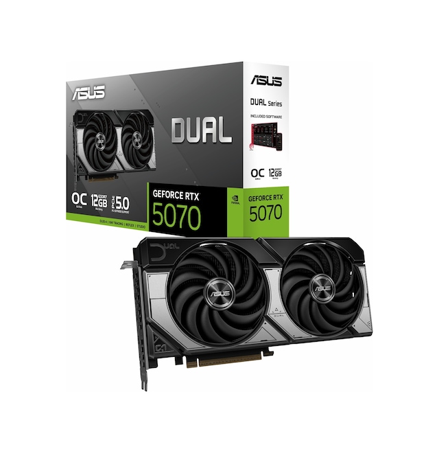 Asus Dual Geforce Rtx 5070 Oc 12gb Gddr7 192bit Hdmı/dp Ekran Kartı