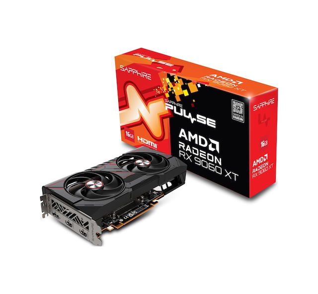 Sapphire Pulse Amd Radeon Rx 9060 Xt 11350-03-20g 16gb Oc Gddr6 Aeae2sap0014
