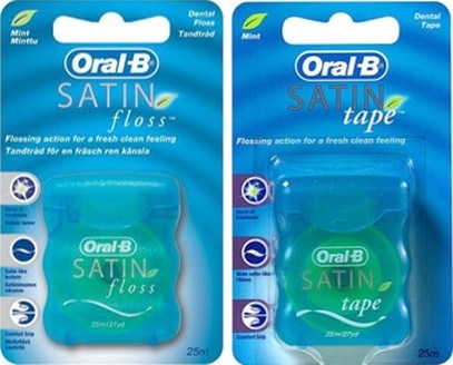 Oral-B Satin Tape Diş İpi 25 M + Satin Floss Diş İpi 25 M
