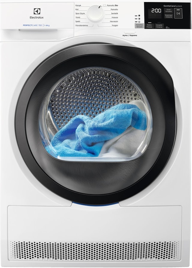 Electrolux EW7H458ST PerfectCare 700 8 KG Isı Pompalı Çamaşır Kurutma Makinesi
