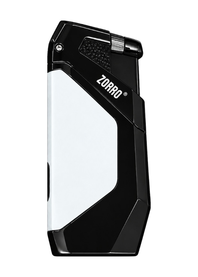 Zorro Çift Torch Pürmüz Siyah Gunmetal Metal Puro Çakmağı Trm1027