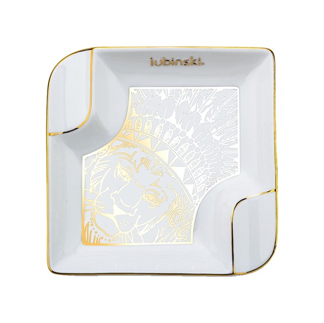 Lubinski Lion Porselen Puro Küllüğü Beyaz/gold 2li 5535at