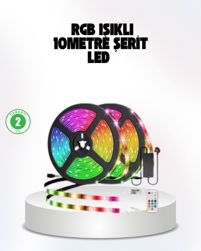Müziğe Duyarlı Renkli Smart Şerit Led Işık Usb Bağlantılı Ambiyan