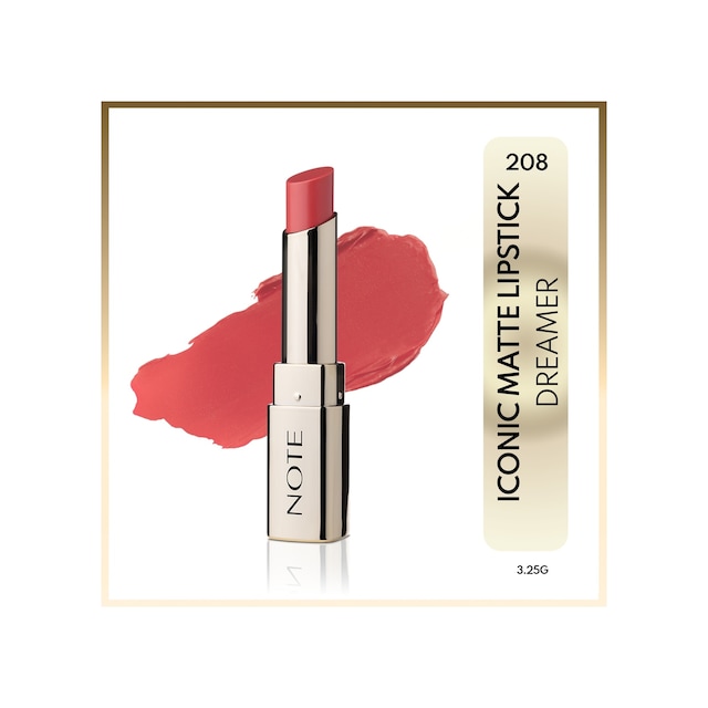 Note Iconic Sheer Lipstick Nemlendirici Parlak Ruj 208 Dreamer - Pembe 208