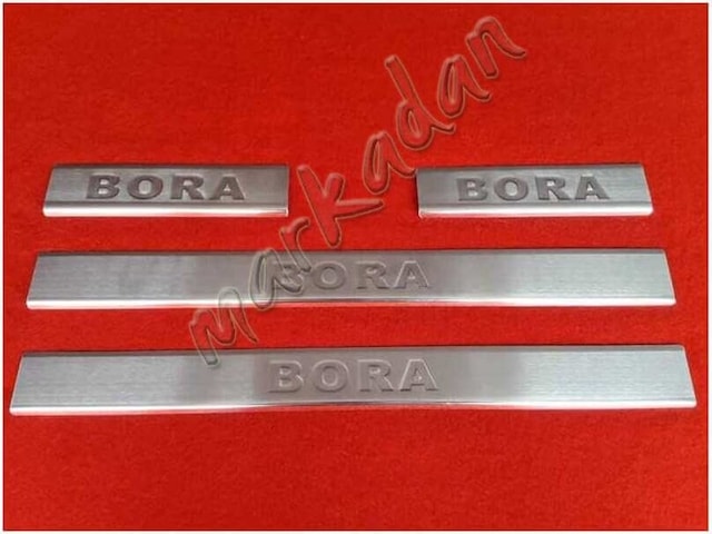 Markadan Vw Bora Krom Kapı Eşiği 1998-2004 4 Parça Paslanmaz Çeli N11.5180