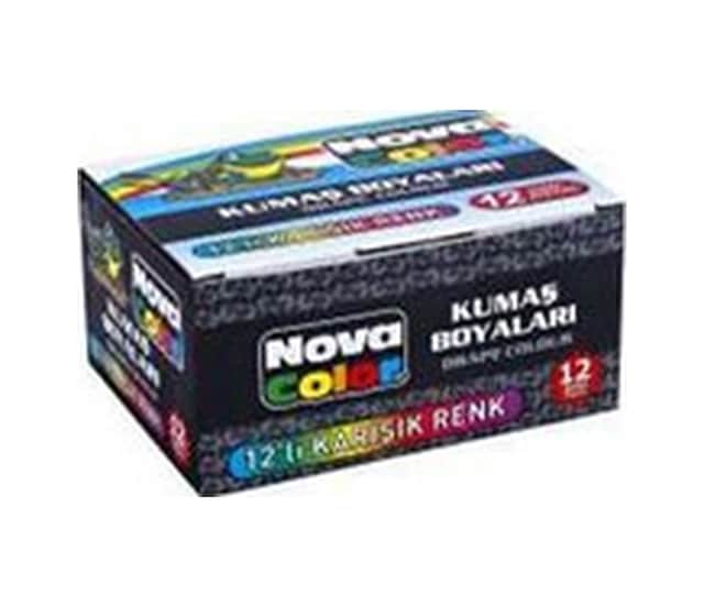 Nova Kumaş Boyası 12'li Takım Nc-192