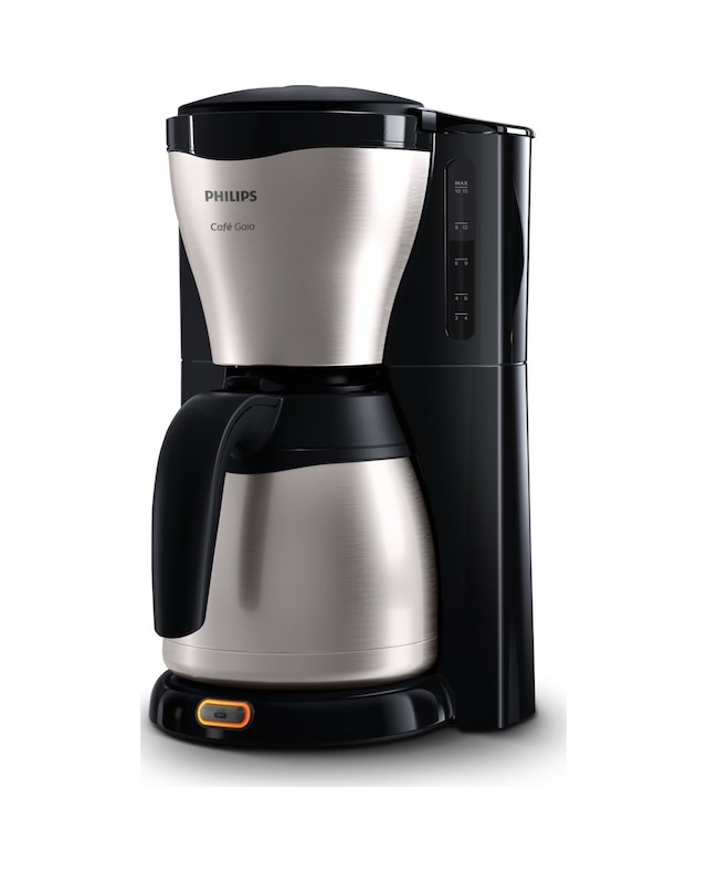 Philips HD7546/20 Cafe Gaia Filtre Kahve Makinesi Inox - Siyah
