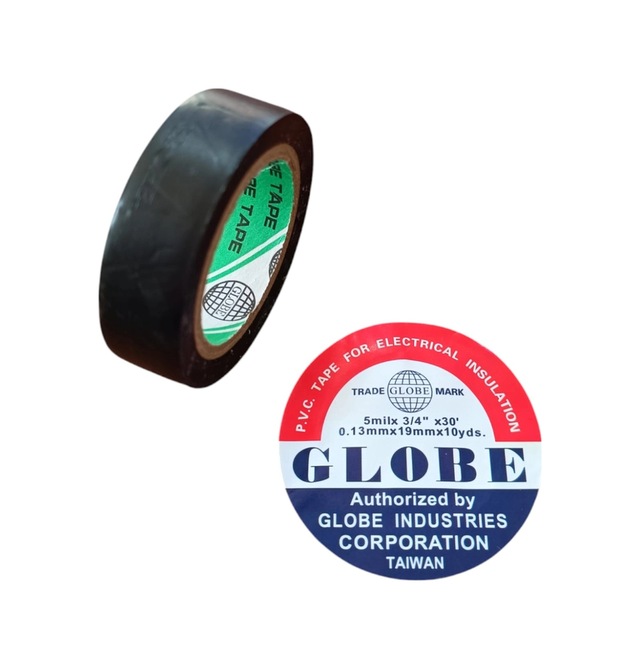 Globe İzole Bant Elektrik Kablo Bantı 19mm Siyah 19 Mm