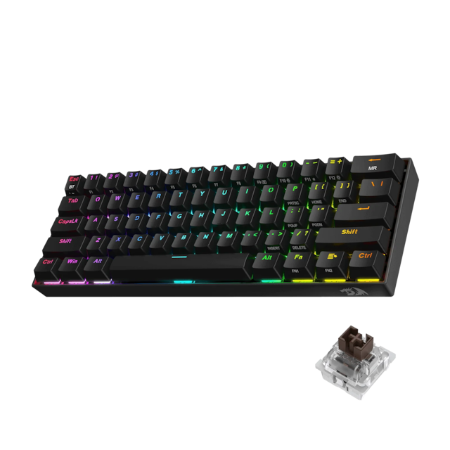 Redragon K530 Pro Brown Switch Türkçe Kablosuz Mekanik Klavye