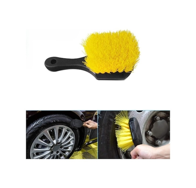 Sarı Jant Temizleme Fırçası