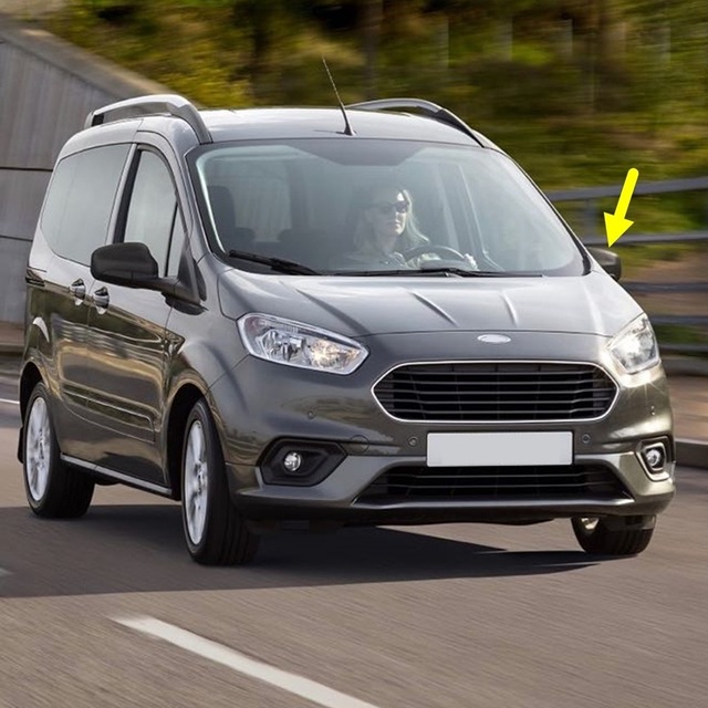 Ford Courier 2017-2023 Sol Dış Dikiz Ayna Kapağı Siyah Tip