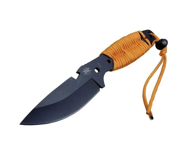 Gear Assault 0238trn Kamp Bıçağı 22,5 Cm - Turuncu, Metal İpli Sap 45cb5