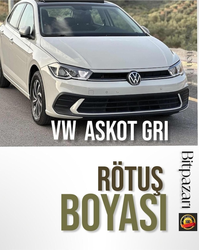 Volkswagen Polo Ascot Grisi La7a- Profesyonel Çizik Ve Taş İzi Rötuş Boyası 25ml.
