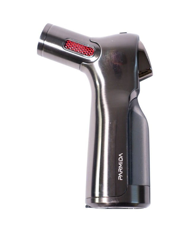 Parmida 4 Torch Pürmüz Gunmetal Masa Tipi Puro Çakmağı - Tr8944