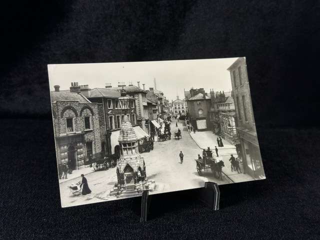 İngiltere Post Card Luton, George Street 1900 Yılları Teşhir Ürün