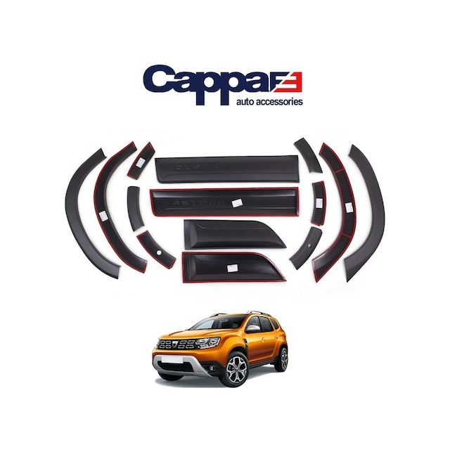 Cappafe Dacia Duster Dodik Seti Uv Katkılı Abs 12 Parça 2018-